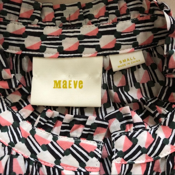 Anthropologie Maeve High Neck Button Front Tank S - Picture 4 of 4